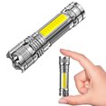 thumbnail image 1 of Visland 2 Pcs Lampe de Poche LED 4 Modes Réglable USB Rechargeable Super Lumineuse Portable Plein Air Pêche Randonnée Camping Torche Portative, 1 of 7