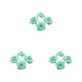 thumbnail image 2 of Decodeary 50pieces Low Maintenance Soft Texture Fabric For Albums And Decorations Realistic Appearance Fiber Wide Application Cyan 4.5cm 3Set, 2 of 6
