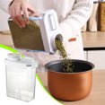thumbnail image 1 of SuoKom Rice Airtight Storage Container, Household Cereals Container Grain Storage Bin for Oatmeal, Grain, Cereal, Pasta, Flour, 1 of 7