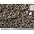 thumbnail image 3 of Soimoi Black Poly Georgette Fabric Round Geometric Printed Craft Fabric by the Yard 42 Inch Wide, 3 of 4