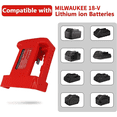 thumbnail image 2 of Portable Charger Adapter For Mil*wau.kee 18V Li-ion Battery with USB Type-C Battery Holder USB Charger, 2 of 10