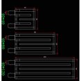 thumbnail image 2 of Shengyu Aluminum CPU Liquid Water Cooling Block Accessories Computer Component PC Fitting Heatsink Blocks Heatsinks Parts 40*160mm 1Set, 2 of 6