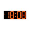 thumbnail image 4 of GUOOL Digital Wall Clock LED Desktop Alarm Clock for Teens Living Room Learning Orange, 4 of 9