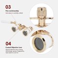 thumbnail image 4 of Compact Lightweight Opera Glasses Binoculars, 3X25 Portable Adjustable Theater Glasses with Foldable Handle for Musical Concerts and Opera Houses, for Women, 4 of 7