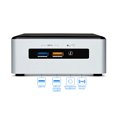 thumbnail image 3 of Referbished Intel NUC5i7RYH Mini Desktop, Intel Dual-Core i7-5557U Upto 3.4GHz, 16GB RAM, 1TB SSD + 1TB HDD, MiniDP, MiniHDMI, Wi-Fi, Bluetooth, Windows 10 Pro, 3 of 6