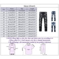 thumbnail image 4 of B91xZ Jeans for Men Ripped Slim Fit Skinny Stretch Jeans,Blue 33, 4 of 5
