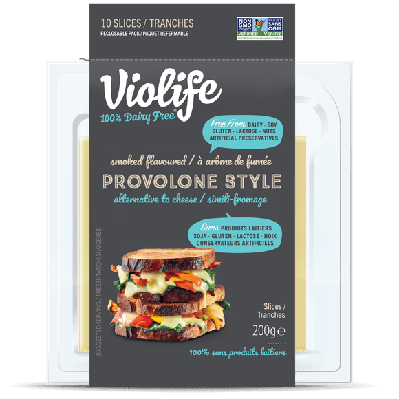 Tranches Style Provolone Saveur de Fumée Violife