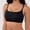 Black, variant on Seamless Wireless Bralette for Leisure Comfort Breathing Lightweight Support Soft Breathable Undergarment for Everyday Wear