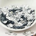 thumbnail image 2 of SHOWERORO 2 Packs Glitter Craft Sequins Plastic Silver for Decoration Holiday Crafts Crafters, 2 of 8