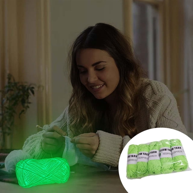 Fiudx In The Dark Yarns Luminous Yarn Hand-Woven Diy Hand Woven-In-The-Dark Yarn