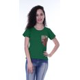 thumbnail image 3 of Moomaya T-shirt à Col Rond pour Femmes à Manches Courtes avec Poche Appliquée à Paillettes - 6Z, 3 of 6
