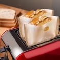 thumbnail image 3 of Face & Storage Bags Reusable Toaster Bags 12 Pack Non Stick Toaster Bags For Grilled Cheese Sandwiches Chicken Pizza Pastries Heat, 3 of 7