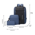 thumbnail image 3 of Yhmxh Closet Organizers and Storage 3Pcs/Set USB Charging Port Camping Travel Backpack Business Daypack Storage Device, 3 of 3