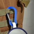 thumbnail image 2 of 12pcs Outdoor Camping Carabiner Climbing Quick Hanging Buckle (Royal Blue), 2 of 8
