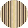 thumbnail image 1 of Ahgly Company Tapis d'Intérieur Rond Lavable en Machine Brun Or Transitionnel, 6 Pieds Rond, 1 of 7
