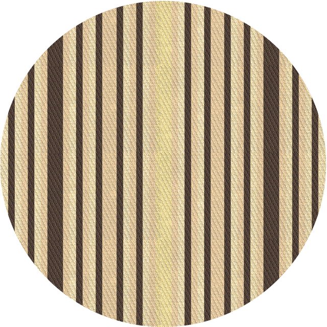 Ahgly Company Tapis Rond Lavable en Machine Intérieur Transitionnel Brun Or, 4 Pieds Rond