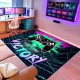 thumbnail image 2 of Gaming Carpet Square Rugs 3D Gamer Area Rug for Boys Room Gamepad Controller Door pad for Bedroom Living Room Floor Mats, Colorful 80*160cm, 2 of 2
