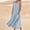Blue, variant on Aqestyerly Women's Summer Dress Sleeveless V-Neck Solid Color Cotton Linen Long Casual Comfortable Lightweight Fashion Maxi Dress HWRETIE