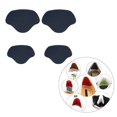 thumbnail image 2 of thinsony Semelles de Talon pour Réparation de Talon pour Hommes & Femmes Talons Hauts Bleu Foncé, 2 of 9