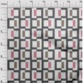 thumbnail image 3 of oneOone Silk Tabby Gray Fabric Geometric Sewing Craft Projects Fabric Prints By Yard 42 Inch Wide, 3 of 4