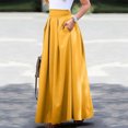 thumbnail image 1 of Pisexur Jupe Mode Femmes Printemps Été Ceinture Fermeture Éclair Taille Haute Uni Jupe Rétro Femmes Plissée Robe Femmes, 1 of 5