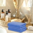 thumbnail image 5 of ZZkhGO 2 PC Superfine Fiber Towels, Fast Drying Absorbent Bath Shower Set, Soft Gym Beach Travel Towel, 5 of 5
