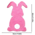 thumbnail image 3 of EGNMCR Bathroom Rugs, Rugs for Living Room, Area Rug, Bath Mat Easter Bunny Shaped Floor Mat For Bedroom Porch Hallway Dorm Easter Home Decoration Easter Gift Polyester fiber floor m at, 3 of 9