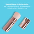 thumbnail image 3 of Iumwxz Retractable Mini Makeup Brush With Cover Portable Fiber Highlight Blush Brush, 3 of 6