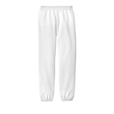 Gravity Threads Youth Fleece Sweatpants - White - X-Large