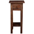 thumbnail image 2 of Sunset Trading Cottage Narrow Wood Side Table in Raftwood Brown/Antique Iron, 2 of 6