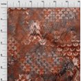 thumbnail image 3 of oneOone Cotton Flex Orange Fabric Abstracts Sewing Craft Projects Fabric Prints By Yard 40 Inch Wide, 3 of 4