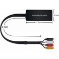 thumbnail image 3 of SVideo to HDMI Converter 3RCA AV S-Video R/L Audio Vdieo Converter Adapter Support 1080P/ 720P Compatible with WII U PS2/ PS3 STB Xbox VHS VCR Blue-Ray DVD Players, 3 of 6