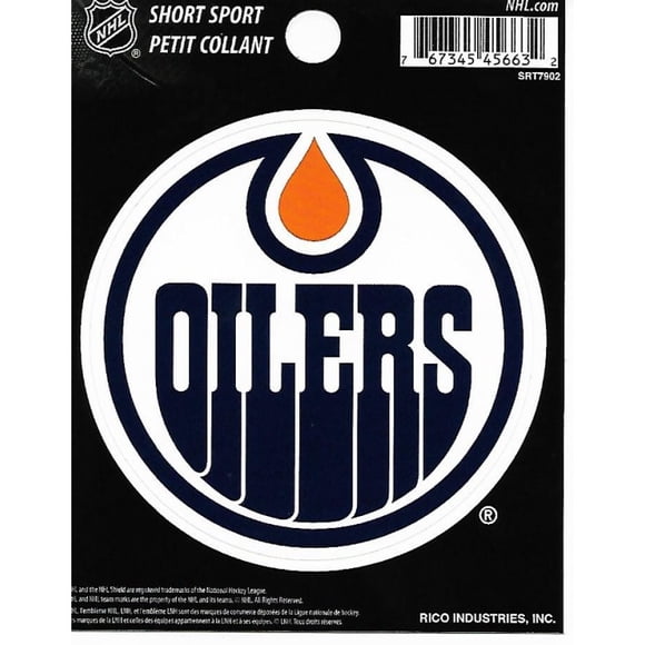 Edmonton Oilers Short Sport Decal