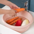 thumbnail image 4 of Fwttom Thickened Washbasin Square Basin Household Large Size Laundry Basin Wash Feet Wash Vegetables Plastic Dormitory Students with Basin, 4 of 6