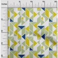 thumbnail image 1 of oneOone Viscose Jersey Fabric Parallelogram & Triangle Geometric Decor Fabric Printed BTY 60 Inch Wide, 1 of 1