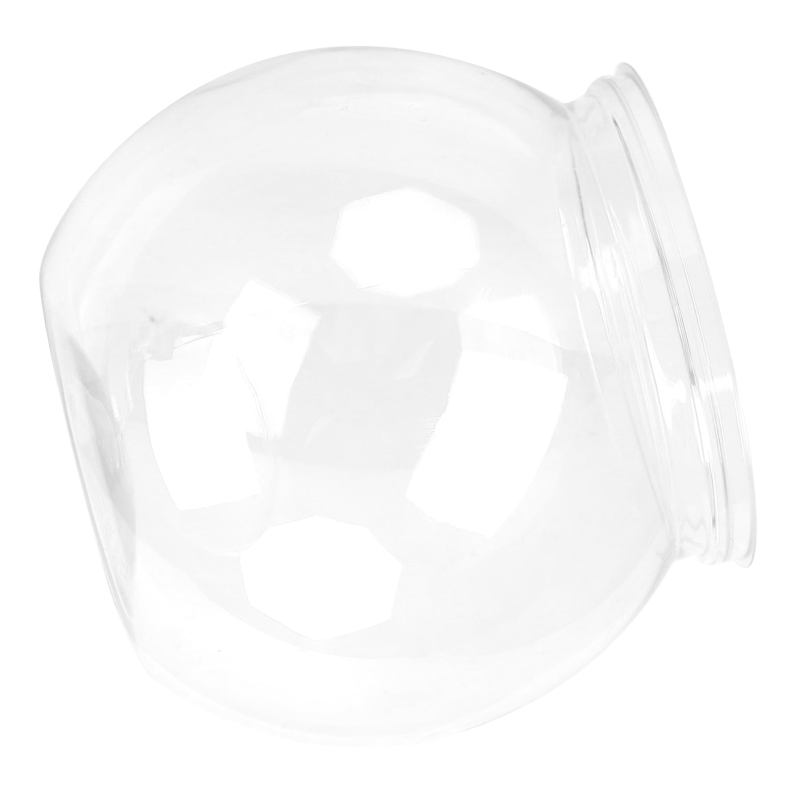 Poisson, Bol à Poisson en Plastique Durable Transparent pour Étagère pour Bureau pour Bibliothèque L,S,Mini