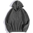thumbnail image 4 of WEAIXIMIUNG Fall Sweatshirts for Women Plus Size Ladies' Autumn and Winter Fashionable Rugby Print Hooded Sweatshirt, 4 of 5