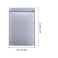 thumbnail image 2 of White Padded Bubble Mailers - Self-Sealing Cushioned Envelopes for Shipping, 9x12 Inch Protective Mailing Bags - Lightweight, Recyclable, for Jewelry, Electronics & Small Items (1 Pack), 2 of 2