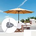 thumbnail image 2 of Bgsha Parasol de Plage Extérieur avec Support, Base Carrée Remplie d'Eau, Trépied de Parasol, 2 of 10