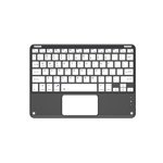 Tablet Keyboard Case Detachable Large Touchpad Tablet Bluetooth-compatible Keypad Cover with Pen Slot for Huawei Matepad - Black