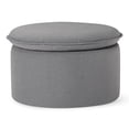 thumbnail image 1 of Maven Lane Lyra Contemporary Ottoman in Slate Fabric Upholstery, 1 of 6