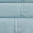 thumbnail image 2 of Benzara BM202118 Lanester Polyester Twin Size Sheet Set, Aqua Blue - 3 Piece, 2 of 3