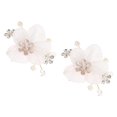 thumbnail image 1 of mmirethe 2 Pcs Pinces à Chaussures de Mariage Bijoux Robe de Fête pour Mariée Accessoires Chapeau Type A 2Ensemble, 1 of 6