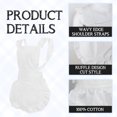 thumbnail image 3 of Aspire Retro Ruffle Apron, Adjustable Kitchen Cooking Apron for Girls, Vintage Baking Apron, Toddler's Maid Costume, 3 of 7