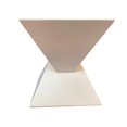 thumbnail image 3 of Giza Side Table Walnut Top with White Veneer Wood Top, 3 of 3