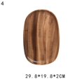 thumbnail image 1 of MesaSe Wooden  Pastry Serving Plate Rectangle Food Dish Dried Fruit Tray Tableware, 1 of 10