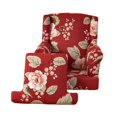 thumbnail image 1 of Stretch Wingback Chair Cover Washable Single Sofa Seat Cover for Bedroom Wedding Red, 1 of 8