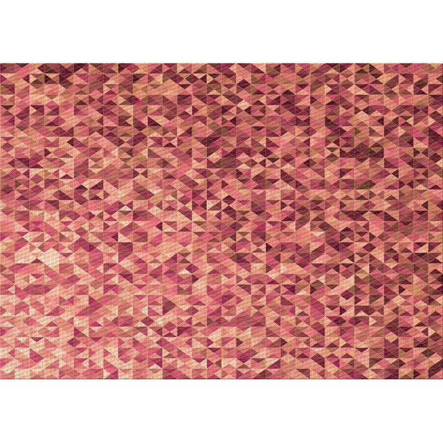 Ahgly Company Tapis Rectangulaire d'Intérieur Lavable en Machine Rouge Cramoisi Transitionnel, 5 Pieds x 8 Pieds