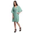 thumbnail image 3 of Moomaya Robe Courte de Caftan de Plage, Robe de Couverture Imprimée, Kaftan pour Femmes, Tenue de Plage, Couverture, 3 of 4