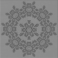 thumbnail image 1 of Ahgly Company Machine Washable Indoor Square Transitional Carbon Gray Area Rugs, 7' Square, 1 of 7